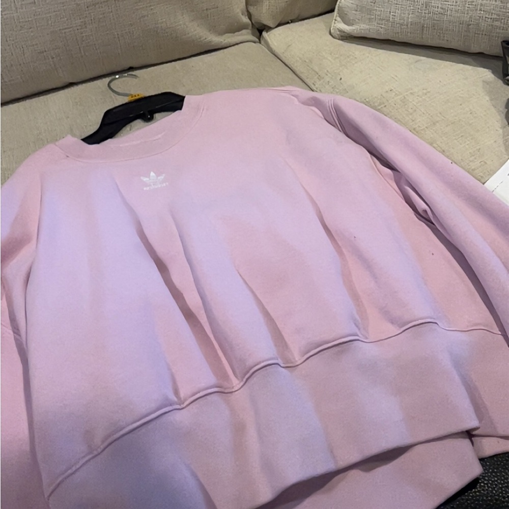 Adidas Light Pink Crewneck Sweatshirt